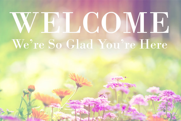 spring welcome to church backgrounds